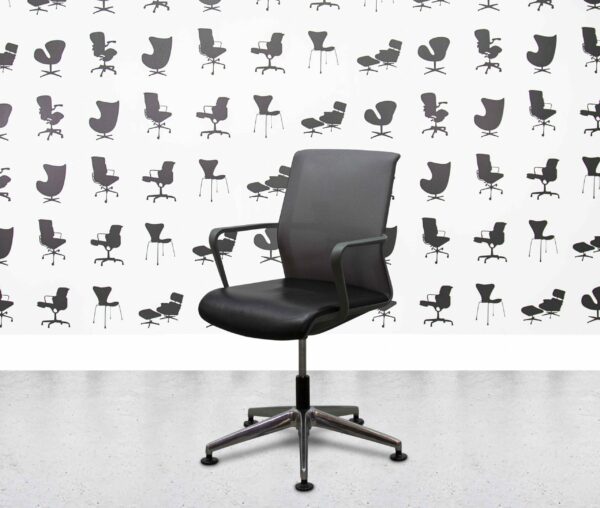 refurbished senator office circo cr4 polished aluminium black