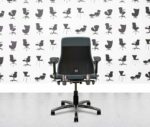 refurbished bma axia 2.2 polished aluminum medium back office chair apple seat (copy)