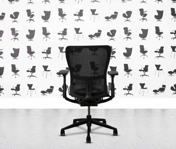 refurbished haworth zody desk chair black frame 2d arms costa (copy)