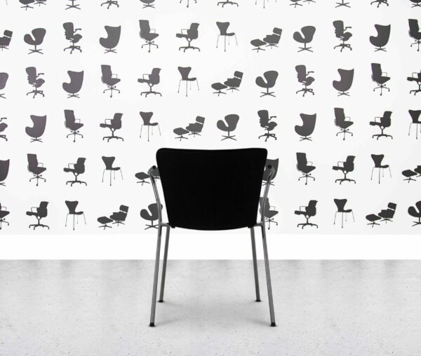 refurbished fritz hansen vico duo armchair black