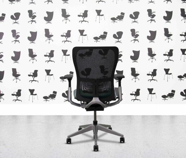 refurbished haworth zody desk chair full spec painted frame 4d arms paseo