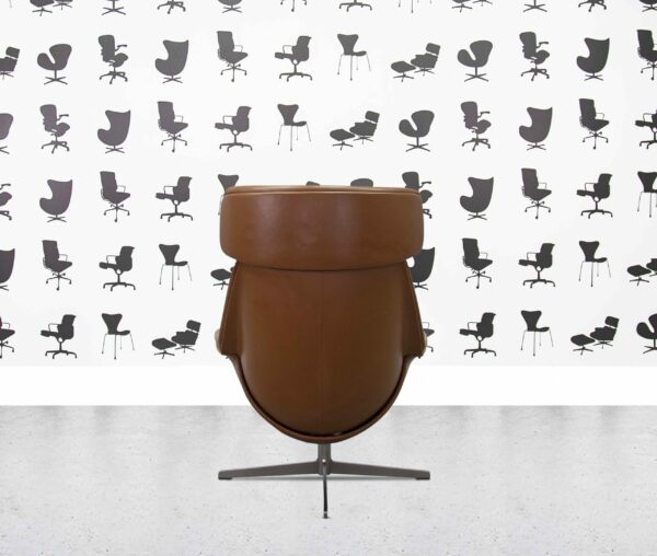 refurbished walter knoll by eoos armchair tan leather