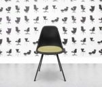 refurbished vitra charles eames dsx side chair mustard seat