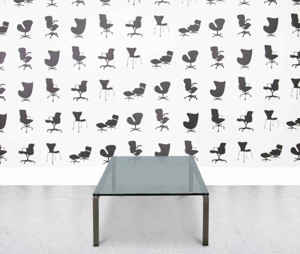 refurbished walter knoll foster 500 t2 table crystal glass