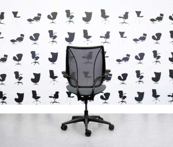 refurbished humanscale liberty task chair black frame multi colour