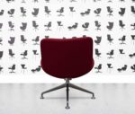 refurbished orangebox track 01 swivel chair burgundy