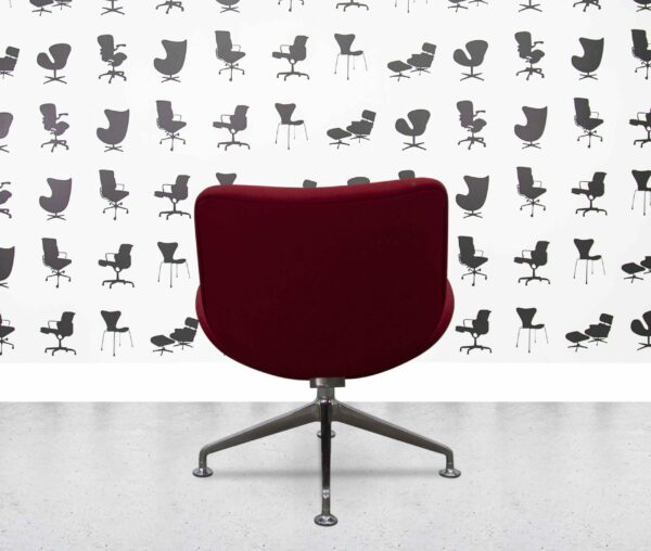 refurbished orangebox track 01 swivel chair burgundy