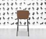 refurbished boss design kruze stool kru/6 fully upholstered beige fabric