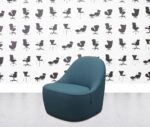 refurbished fursys stone armchair blue munsell