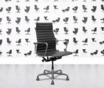 refurbished herman miller charles eames ea337 polished aluminium black