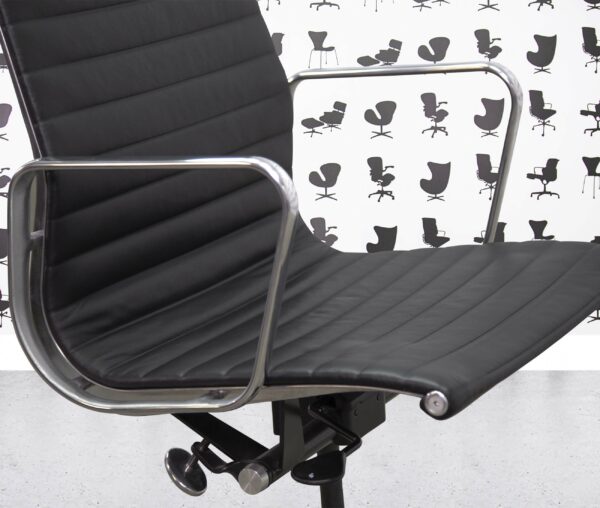 refurbished herman miller charles eames ea337 polished aluminium black