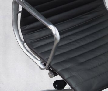 refurbished herman miller charles eames ea337 polished aluminium black