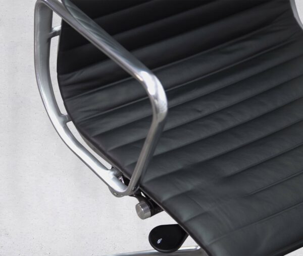 refurbished herman miller charles eames ea337 polished aluminium black