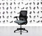 refurbished steelcase think v2 black frame multi colour