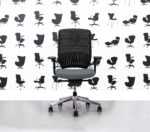 Refurbished Senator Evolve - Black Mesh Back - Polished Aluminium - Multi Colour