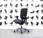 Refurbished Senator Evolve - Black Mesh Back - Polished Aluminium - Multi Colour1