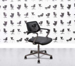 Refurbished Steelcase QiVi - Grey Frame - Black Leather4