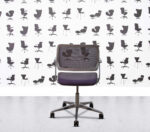 Refurbished Steelcase QiVi - Polished Aluminium - Purple Fabric3