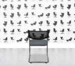 Refurbished Vitra Visavis 2 - Chrome Frame - Black Plastic Back - Multi Colour - paseo
