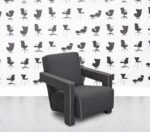 Refurbished Cassina Utrecht Armchair - Grey Fabric