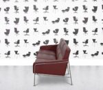 Refurbished Fritz Hansen 3303 Sofa - Berry Red Leather