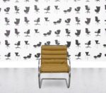 Refurbished Walter Knoll MR Lounge Chair - Honey Leather