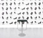 Refurbished Lapalma Lem Bar Stool - White Frame - Turquoise Seat