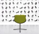 Refurbished Orangebox Track-03 Lounge Chair - Grey and Green Fabric