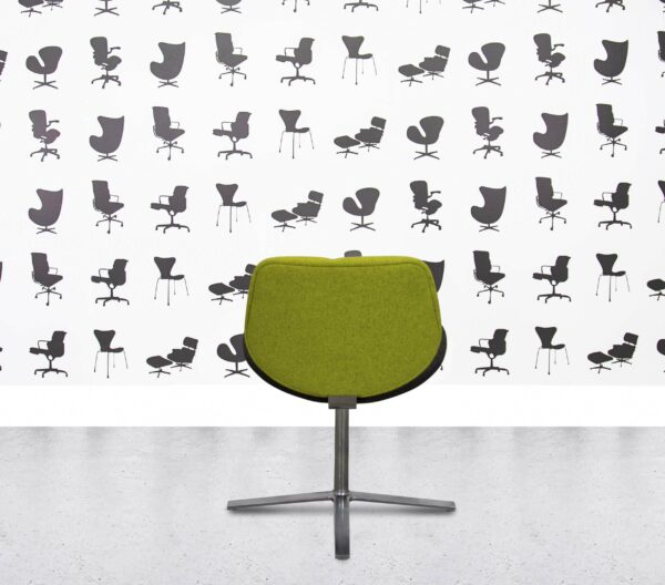 Refurbished Orangebox Track-03 Lounge Chair - Grey and Green Fabric