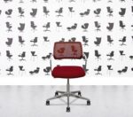 Refurbished Steelcase QiVi - Polished Aluminium - Red