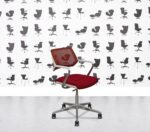 Refurbished Steelcase QiVi - Polished Aluminium - Red