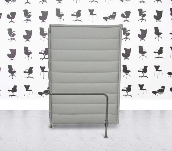 Refurbished Vitra Alcove High Back Sofa - 2 Seater - Grey Fabric