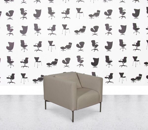 Refurbished Living Divani Easy Lipp Armchair - Beige Fabric