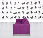 Refurbished B&B Italia George 2.5-Seat Sofa - Purple Fabric
