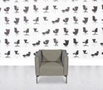 Refurbished Living Divani Easy Lipp Armchair - Grey Fabric
