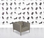 Refurbished Living Divani Easy Lipp Armchair - Grey Fabric