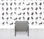 Refurbished Walter Knoll Fabricius Armchair - Grey Fabric