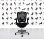Refurbished Teknion Contessa 4D - Polished Aluminium - Black