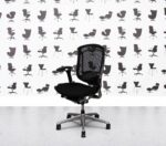 Refurbished Teknion Contessa 4D - Polished Aluminium - Black