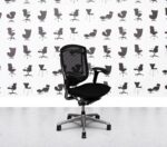 Refurbished Teknion Contessa 4D - Polished Aluminium - Black