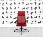 Refurbished Brunner Fina Soft High Back Chair - Red Leather