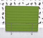 Refurbished Vitra Alcove High Back Sofa - 2 Seater - Emerald Fabric