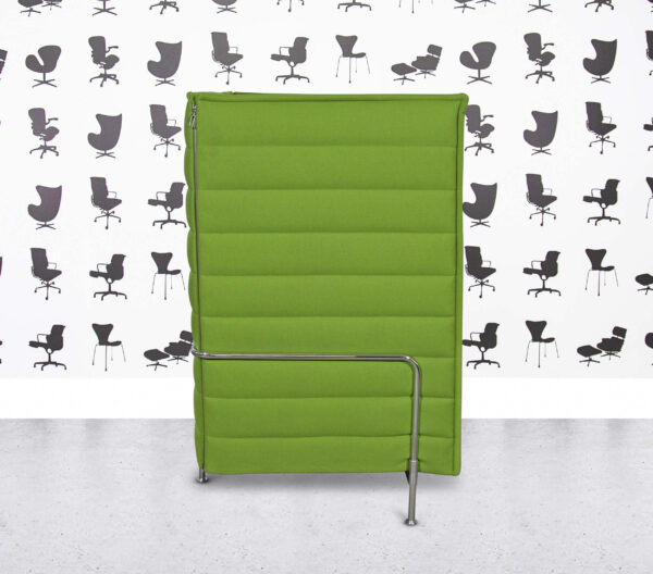 Refurbished Vitra Alcove High Back Sofa - 2 Seater - Emerald Fabric