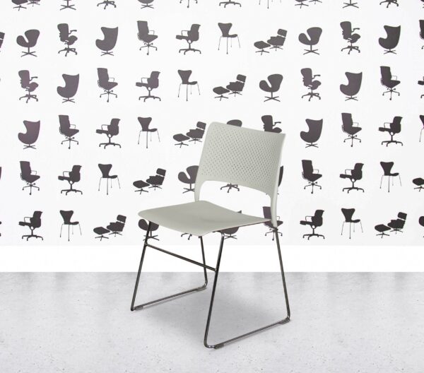 Refurbished Orangebox Cors Stacking Chair - White