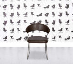 Refurbished Calligaris New York - Dining Chair - Brown Leather