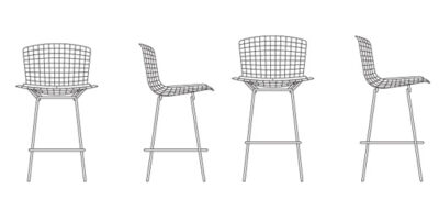 Walter Knoll Bertoia Stool