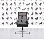 Refurbished ICF Charles Eames EA119 - Polished Aluminium - Black Mesh