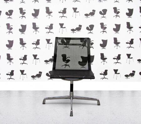 Refurbished ICF Charles Eames EA106 - Chrome Frame - Black Mesh