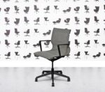 Refurbished Verco Flux Medium Back - Black Frame - Grey Mesh