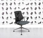 Refurbished Vitra Meda Conference Chair - Black Mesh - Multi Colour - Paseo